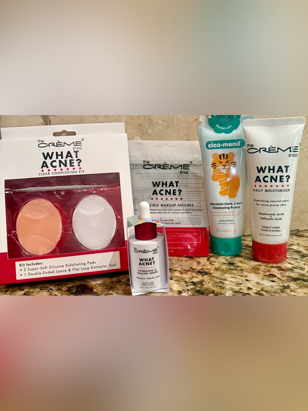 The Creme Shop What Acne? Skin care bundle set